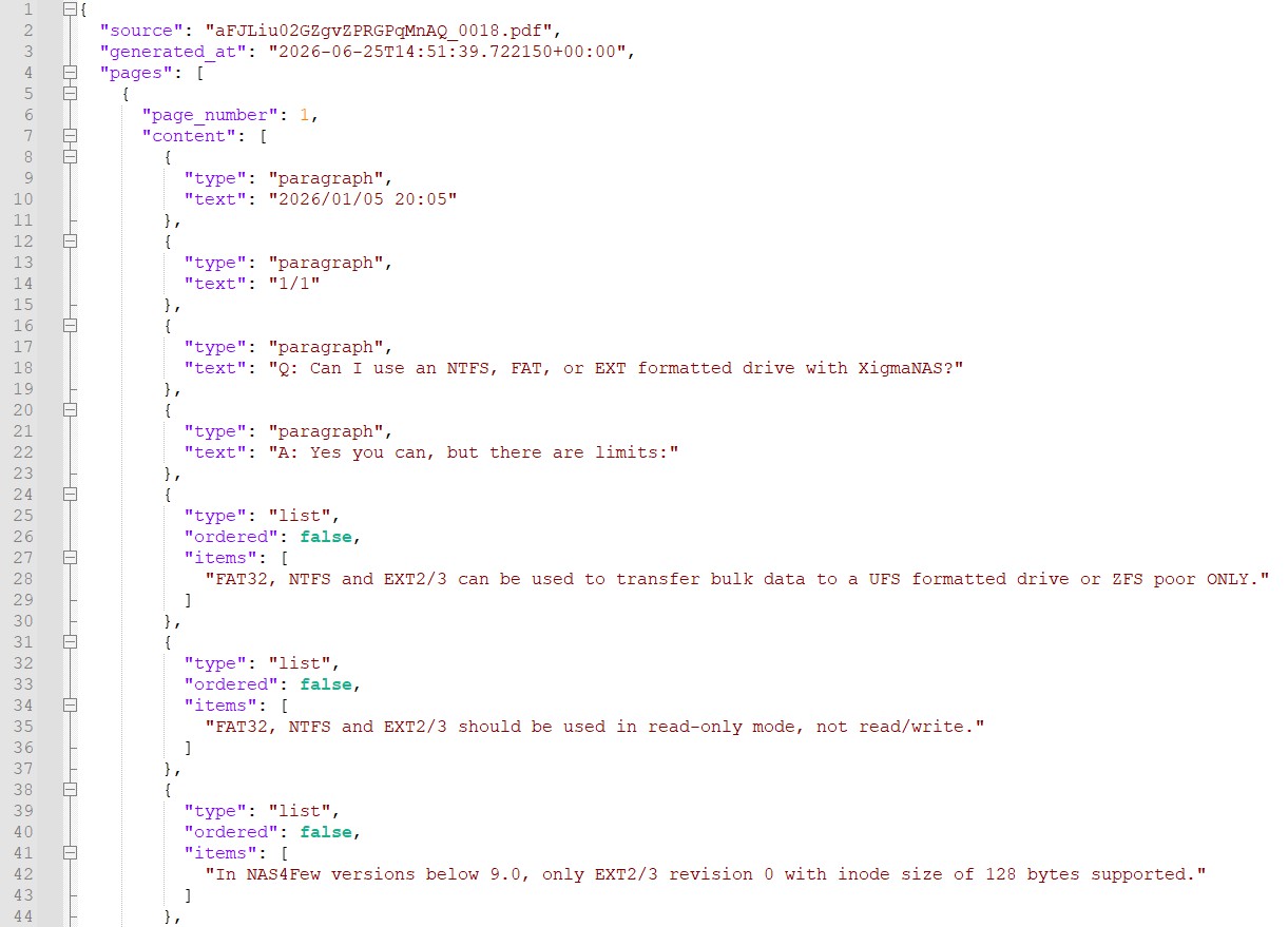 JSON Result